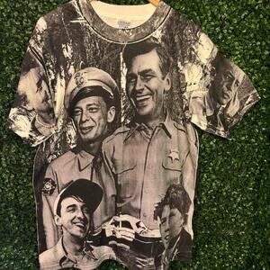 Vintage 1992 Andy Griffith AOP Tee Size L